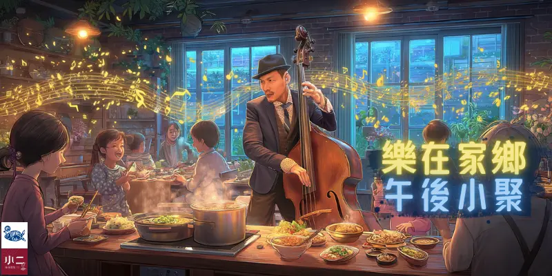 午後爵士・料理與故事 800 X 400 Px
