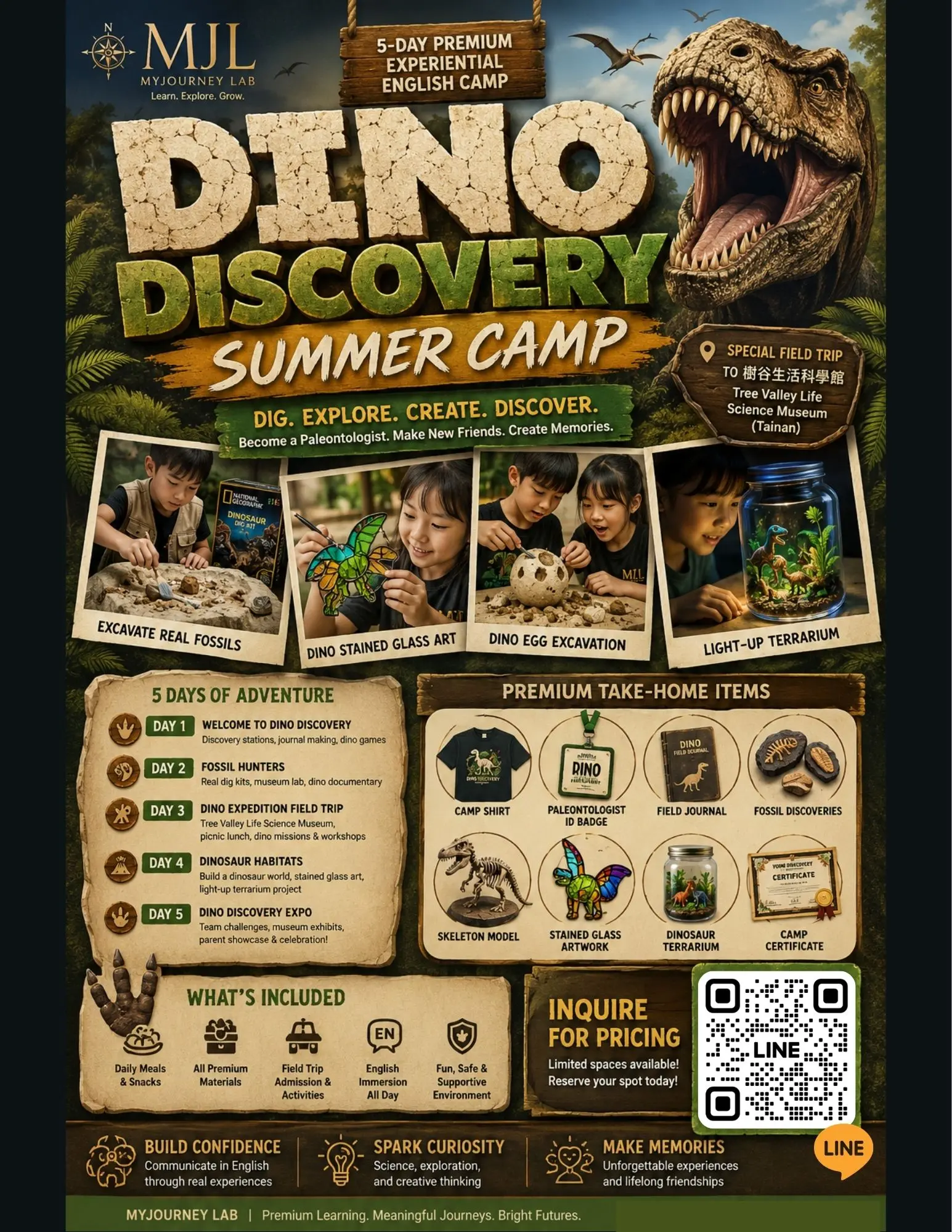 Dino Discovery Summer Camp 2